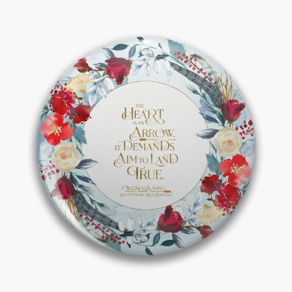 Item preview, The heart is an arrow... Six of Crows Quote designed and sold by literarylifeco.
