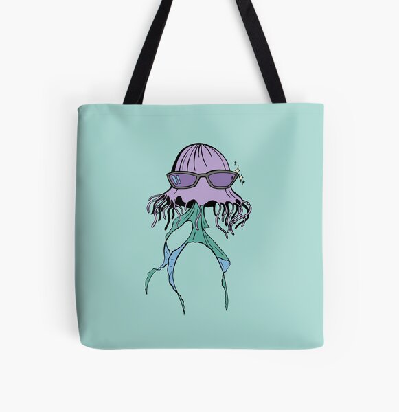 Jellyfish is One Cool Ocean Creature All Over Print Tote Bag