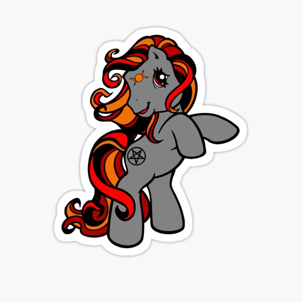 Baby Witch Pony Sticker