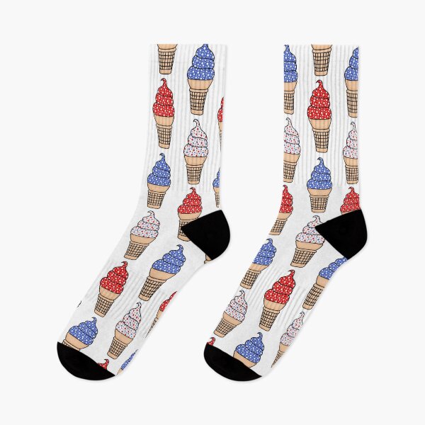 Item preview, Red, White, and Blue Ice Cream Cones, with Star Sprinkles designed and sold by PLLDesigns.