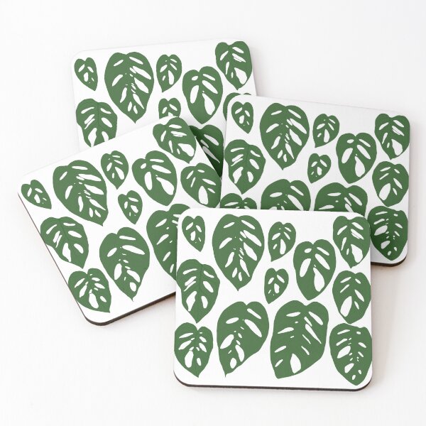 Item preview, Monstera adansonii leaves designed and sold by lu-lu.
