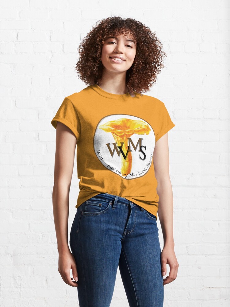 Alternate view of Willamette Valley Mushroom Society Classic T-Shirt