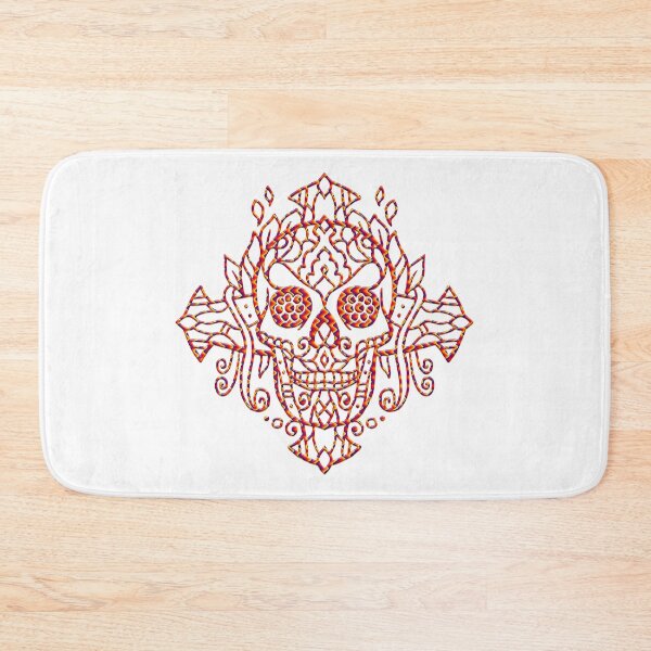 Item preview, Burning Skull Mandala designed and sold by Art-Frankenberg.