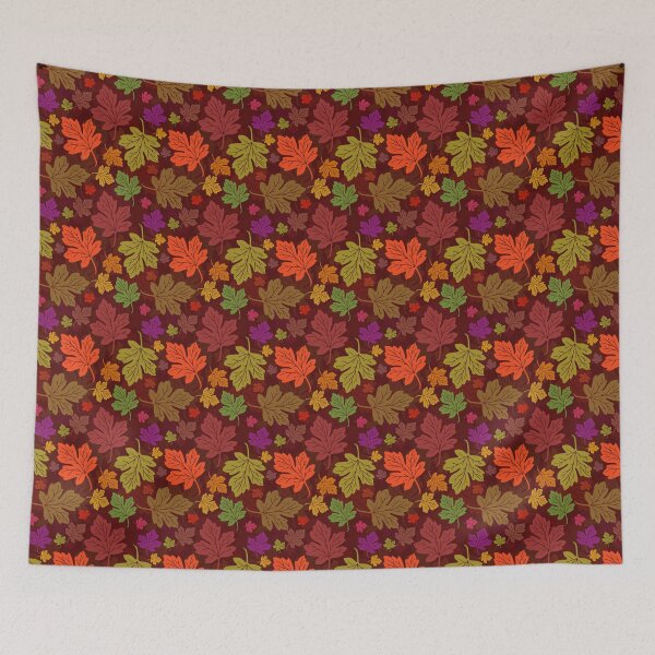 Item preview, Colorful Autumn Foliage Fall Leaf Pattern designed and sold by emkayhess.