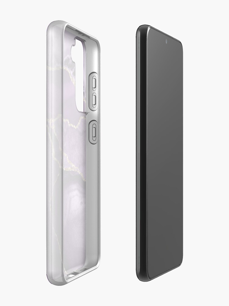Alternate view of Purple Marble Abstract Landscapes Case & Skin for Samsung Galaxy