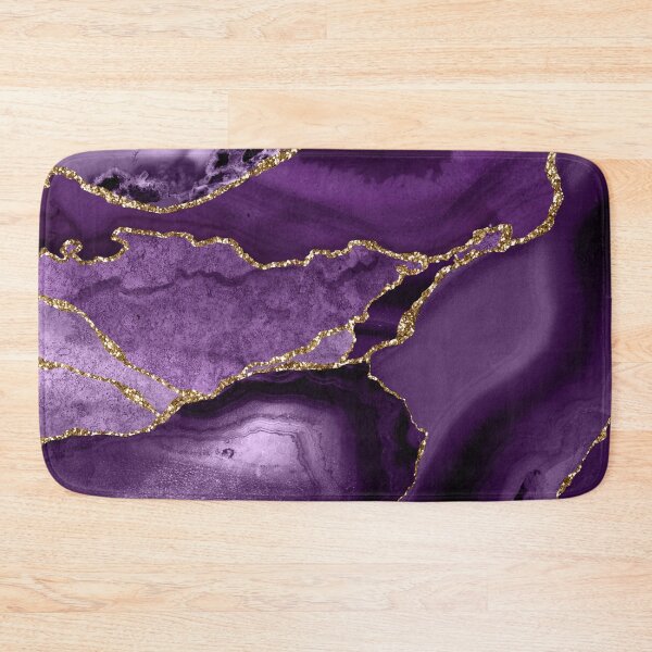 Item preview, Purple Faux Marble Abstract Landscapes designed and sold by MysticMarble.