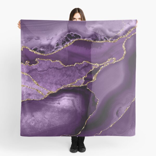 Item preview, Purple Faux Marble Abstract Landscapes designed and sold by MysticMarble.