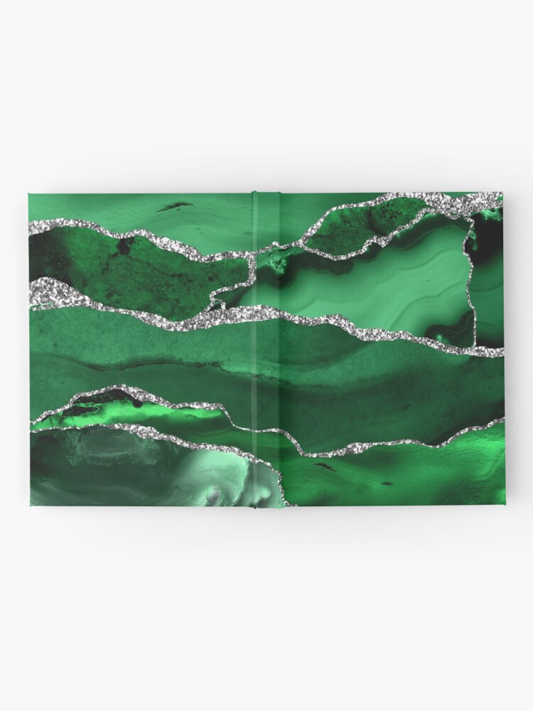 Alternate view of Emerald Malachite Marble Landscapes Hardcover Journal