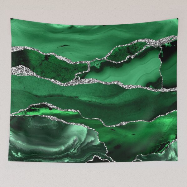 Item preview, Emerald Malachite Faux Marble Landscapes designed and sold by MysticMarble.