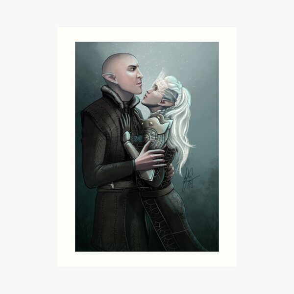 Removing the Vallaslin. Art Print