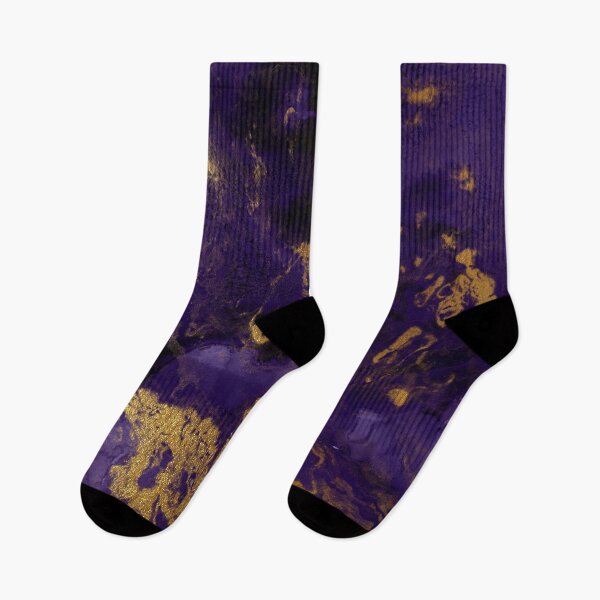 Item preview, Dark Purple Ink Faux Marble Texture with Gold Veins designed and sold by MysticMarble.
