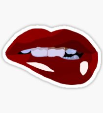Lip Bite Sticker