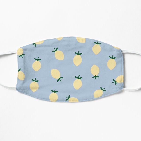 Pastel Lemon Pattern Mask