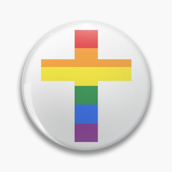 Item preview, Rainbow Cross (light) designed and sold by porcupride.