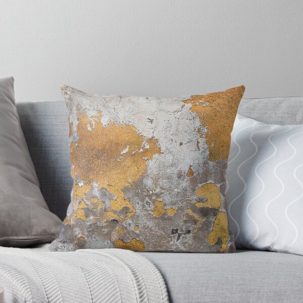 Artikel-Vorschau von Faux Metalfoil Gold Glamour auf grauer Betonwand, designt und verkauft von MysticMarble.