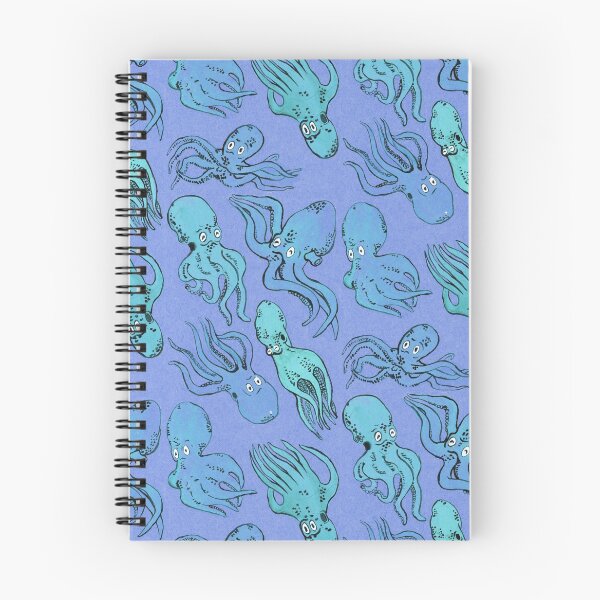Item preview, octopus pattern - blue designed and sold by KarolinaSt.