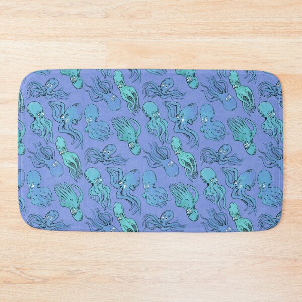 Item preview, octopus pattern - blue designed and sold by KarolinaSt.