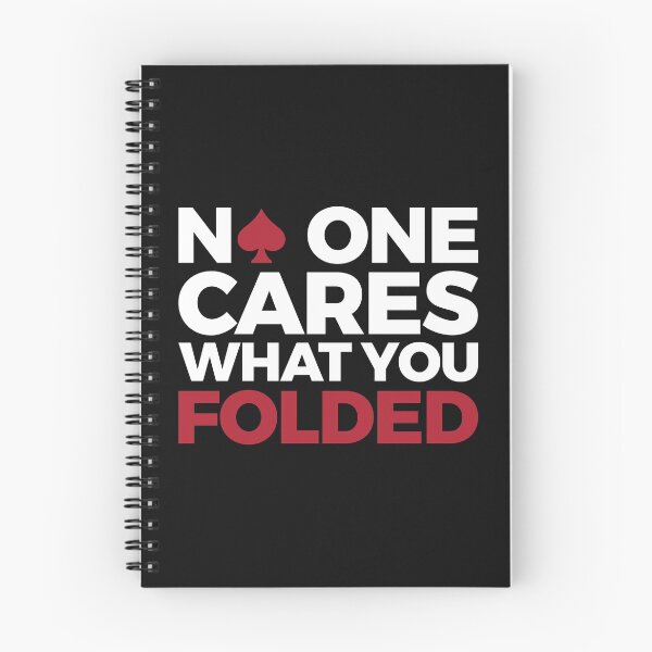Item preview, Funny Poker Design - Non One CARES What You Folded designed and sold by EstelleStar.