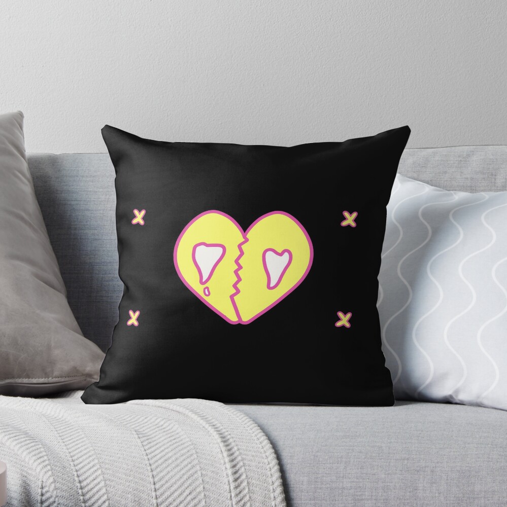 Download Smooth Purple And Yellow Crying Broken Heart Mask By Sabrinasummers Redbubble PSD Mockup Templates