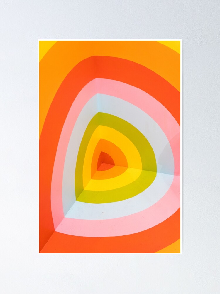 "Bright Vibrant Modern Art" Poster by katherinesbored Redbubble