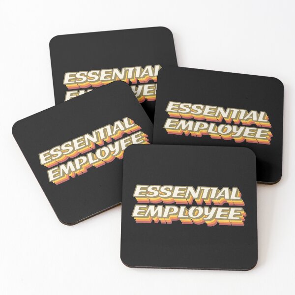 Item preview, Essential employee - stay safe designed and sold by NerdySherds.