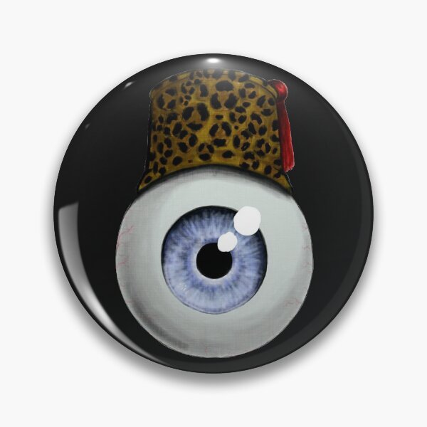 Item preview, Eyeball with Leopard Fez designed and sold by ShayneoftheDead.