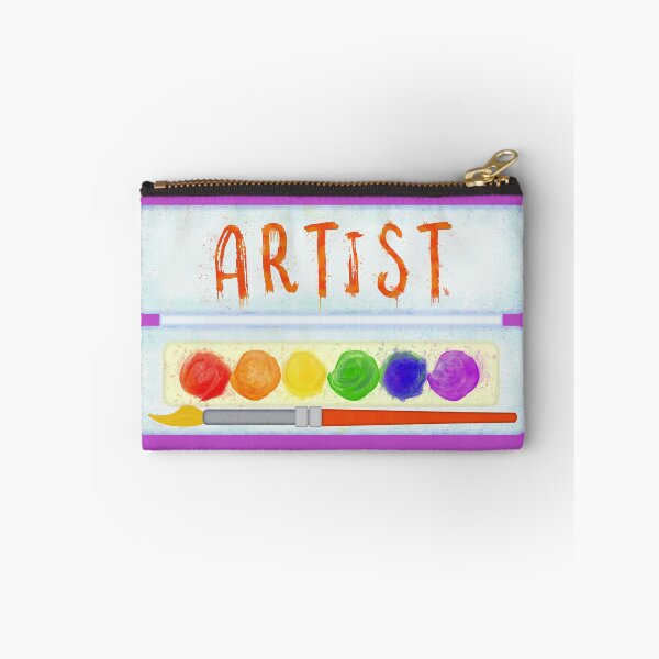 Item preview, Artist Paint Palette and Brush Watercolor designed and sold by emkayhess.