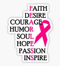 Fearless Breast Cancer Awareness Sticker