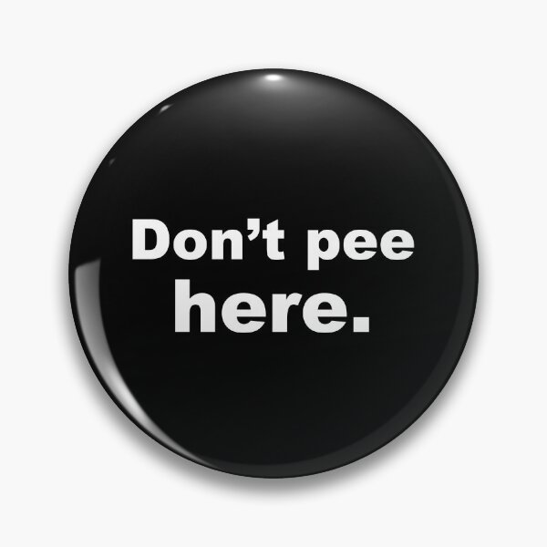 Item preview, Don't pee here. (Hilarious mens bathmat design)  designed and sold by jazzydevil.