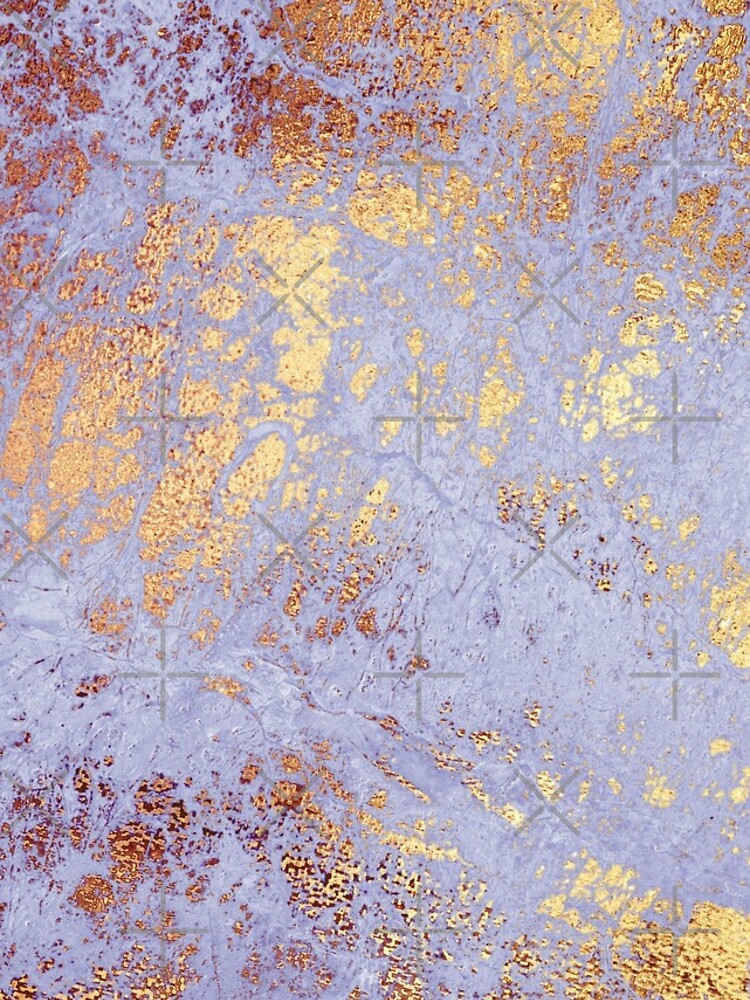 Purple Marble with Gold Veins by MysticMarble