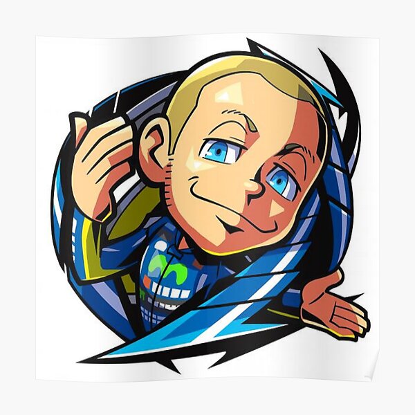 Valentino Rossi Art Poster
