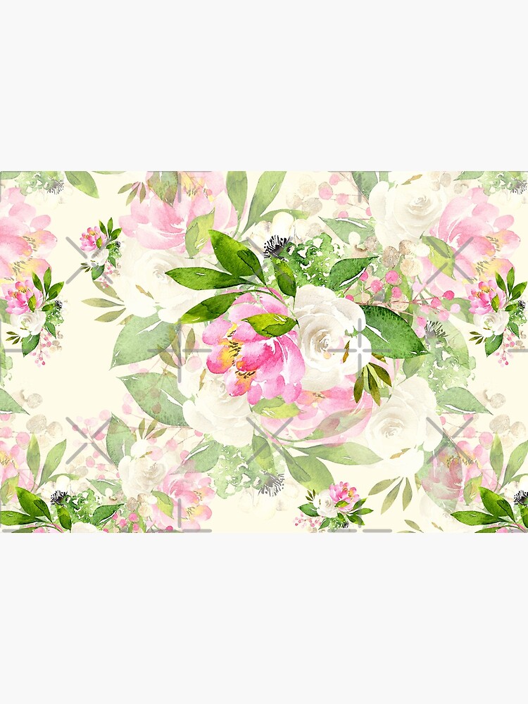 Pink and White Flowers by SherDigiScraps
