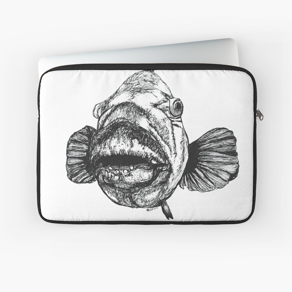 Barry the Blue Groper Laptop Sleeve