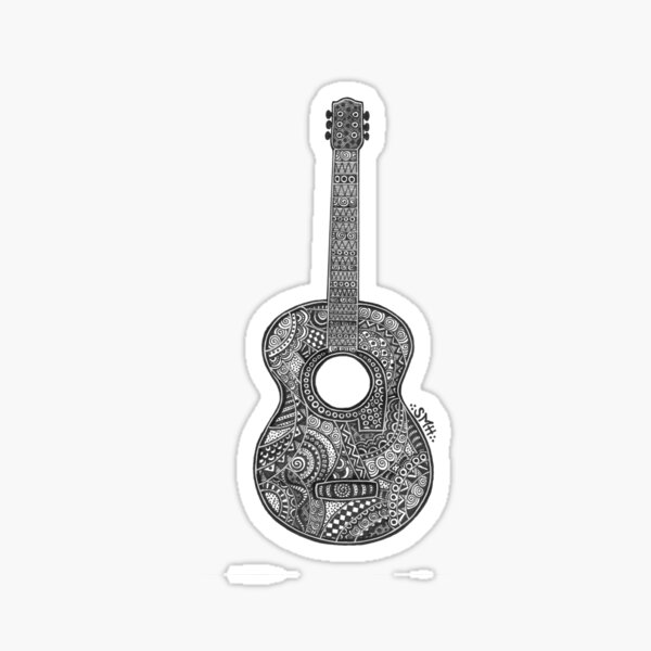 Guitar Sticker