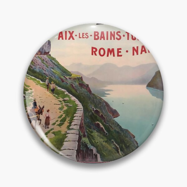 Item preview, La Voie du Mont Cenis vintage travel poster designed and sold by stickart-marek.