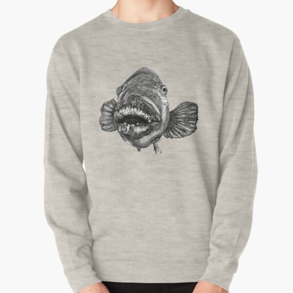 Meg the Blue Groper Pullover Sweatshirt