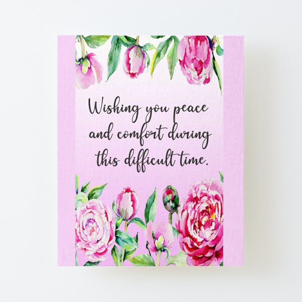 Wishing You Peace And Comfort Card