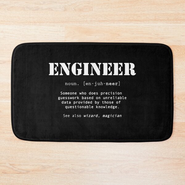 Item preview, Funny Engineer Dictionary Definition  designed and sold by Stageystuff.