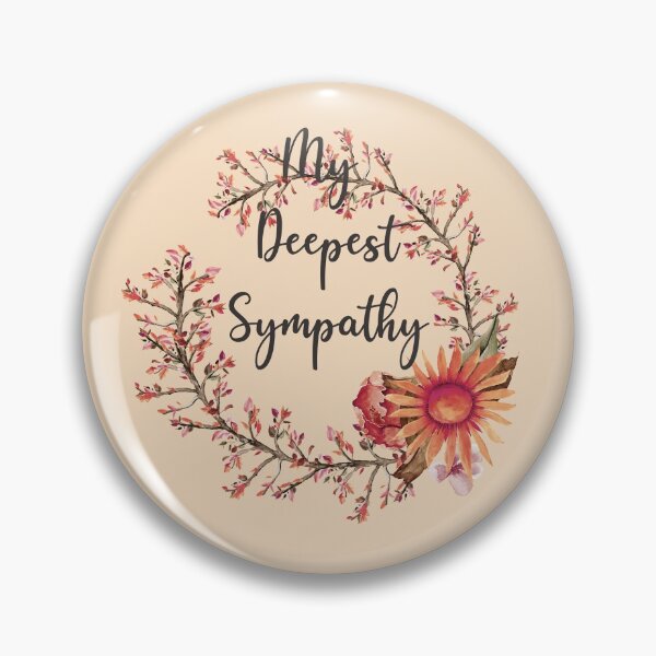 Item preview, FLORAL MY DEEPEST SYMPATHY -  CONDOLENCES  CARD - BY ARTISTREE   designed and sold by Artistree.