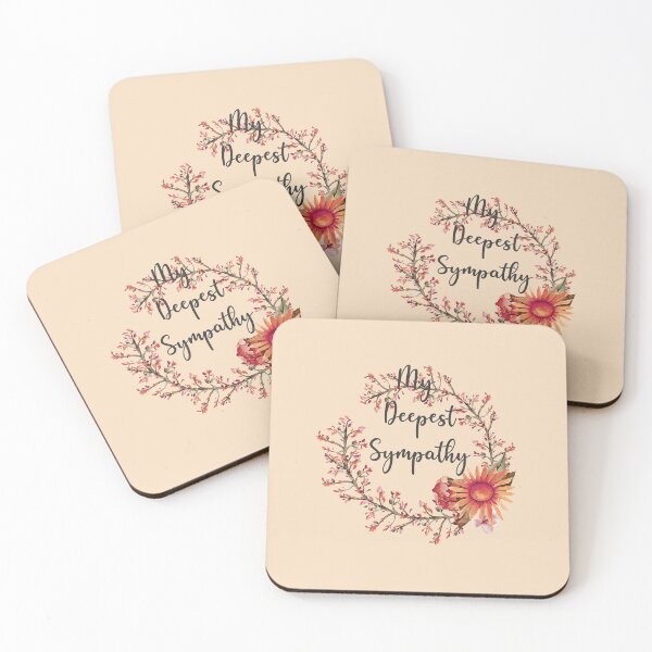 Item preview, FLORAL MY DEEPEST SYMPATHY -  CONDOLENCES  CARD - BY ARTISTREE   designed and sold by Artistree.