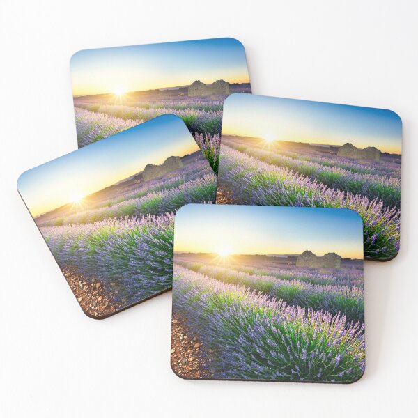 Item preview, Sunset over lavender fiels of Valensole designed and sold by Gaël FONTAINE.
