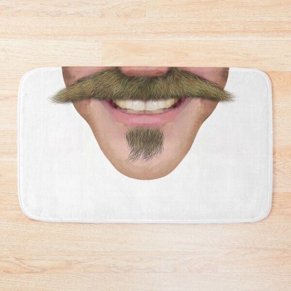 Item preview, Handlebar Moustache Facial Hair Male Novelty Face Mask designed and sold by joanstratton.