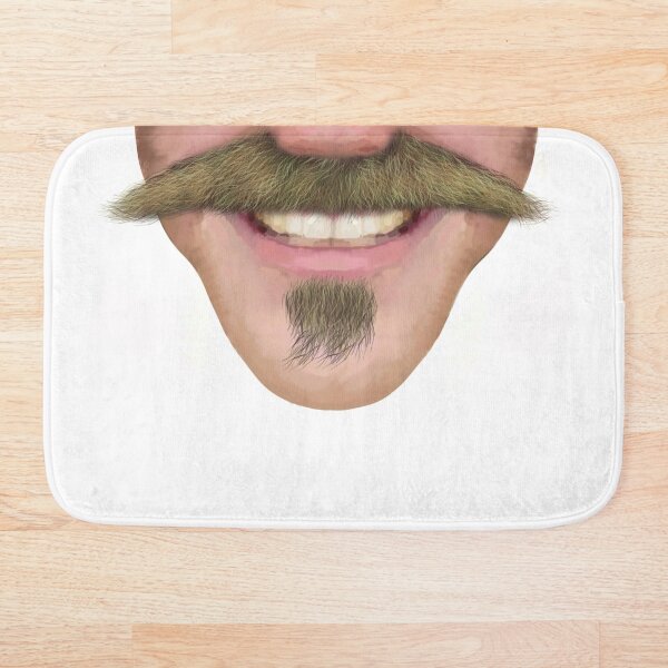 Item preview, Handlebar Moustache Facial Hair Male Novelty Face Mask designed and sold by joanstratton.
