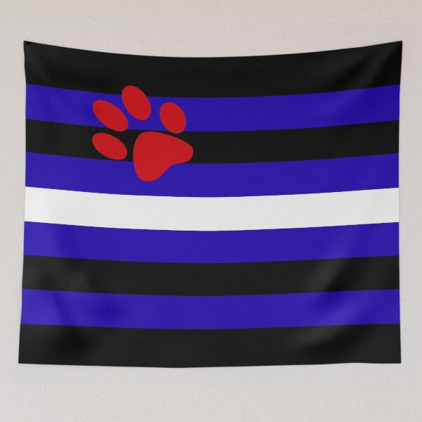 Item preview, Puppy Play Pride Flag (v.2) designed and sold by porcupride.