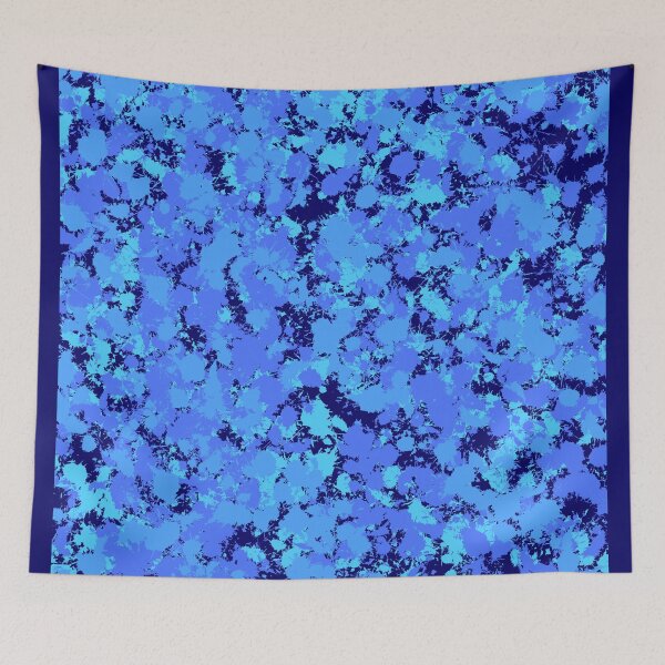 Artikelvorschau, Blaue Farbe Splatter Print entworfen und verkauft von OmegaOnyx.