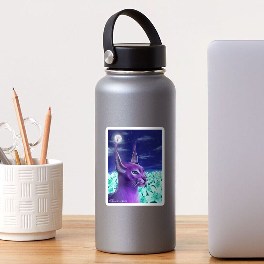 Moon Lily Sticker