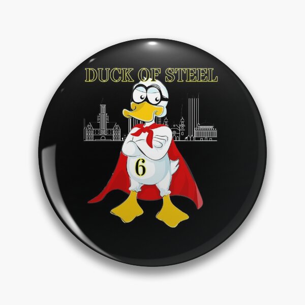Item preview, Duck of Steel Superhero Duck Hodges Dynasty designed and sold by JulyDesigns.