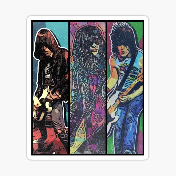 Ramones Pop Art collage Sticker