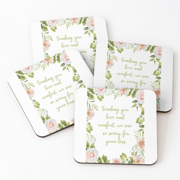 Item preview,  FLORAL SENDING YOU LOVE AND COMFORT  SYMPATHY  CARD - BY ARTISTREE   designed and sold by Artistree.