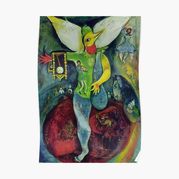 THE JUGGLER by Chagall Poster